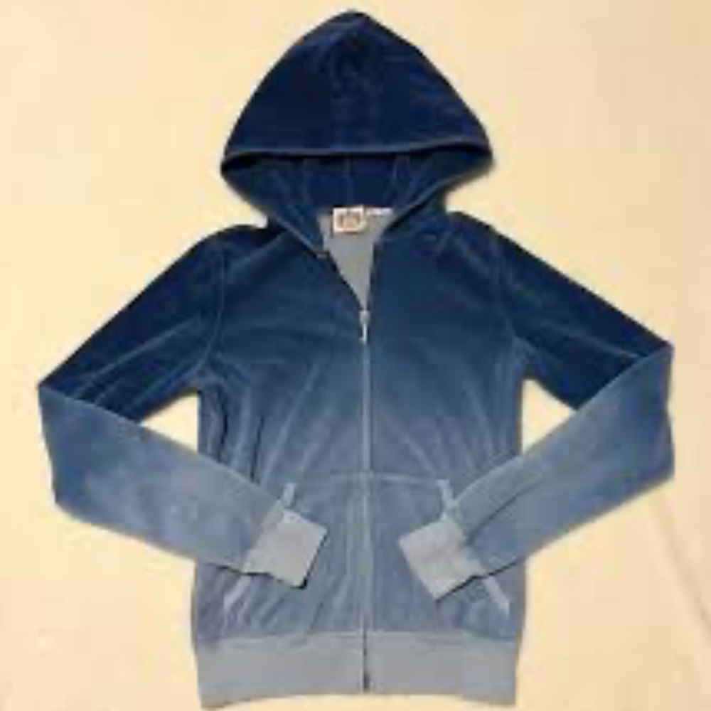 Juicy Couture Navy Zip-Up Hoodie